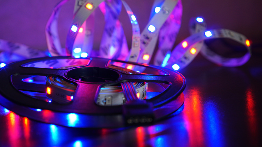 Rollo de manguera Led multicolores